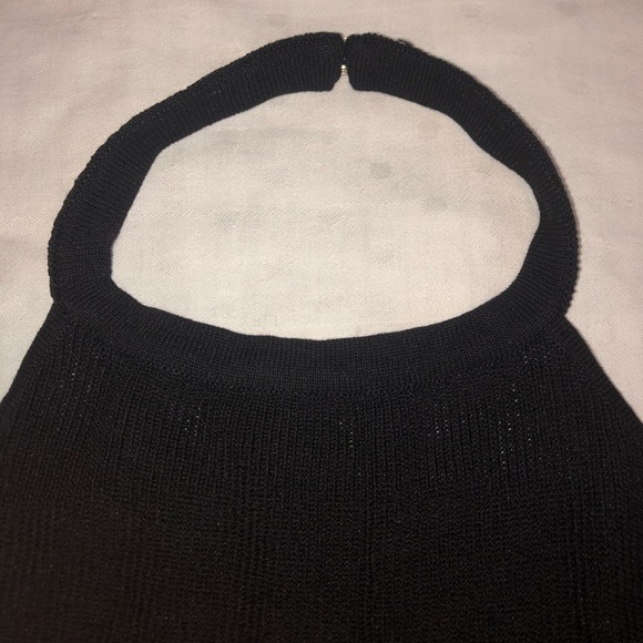 Rehab Vintage Style BodyCon Knit LittleBlackDress - Picture 5 of 9